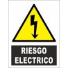 SEÑAL RIESGO ELECTRICO PVC 23X34 cm