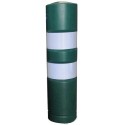 HITO FIJO POLIETILENO VERDE Ø20x75cm BANDAS REFLECTANTES