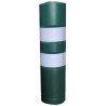 HITO FIJO POLIETILENO VERDE Ø20x75cm BANDAS REFLECTANTES