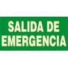 SEÑAL SALIDA DE EMERGENCIA FOTOLUMINISCENTE PVC 148X297 mm