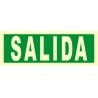 SEÑAL SALIDA FOTOLUMINISCENTE PVC 10,5X30 cm