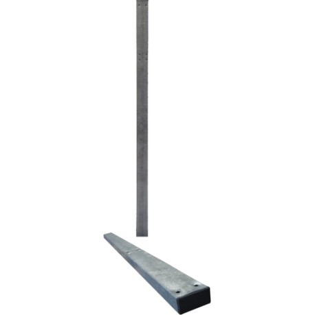 POSTE RECTANGULAR 80x40x1.5mm TAPA PLÁSTICO. GALVANIZADO FRÍO. POSTE RECTANGULAR 80x40x1.5mm TAPA PLÁSTICO. GALVANIZADO FRÍO.