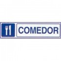 SEÑAL INFORMATIVA 180 x 60 mm COMEDOR