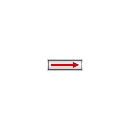 SEÑAL INFORMATIVA 180X60 mm FLECHA ROJA SEÑAL INFORMATIVA 180X60 mm FLECHA ROJA