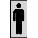 SEÑAL INFORMATIVA 180X60 mm FIGURA HOMBRE VERTICAL