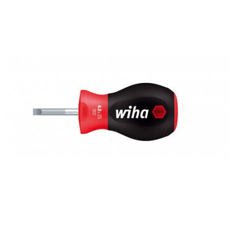 Destornillador Plano Phillips SoftFinish Varilla Corta 25mm. WIHA