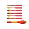 Juego de Destornilladores SoftFinish Electric Portapuntas + Puntas Ranurado/Xeno (7 pzas) WIHA Juego de Destornilladores SoftFinish Electric Portapuntas + Puntas Ranurado/Xeno (7 pzas) WIHA